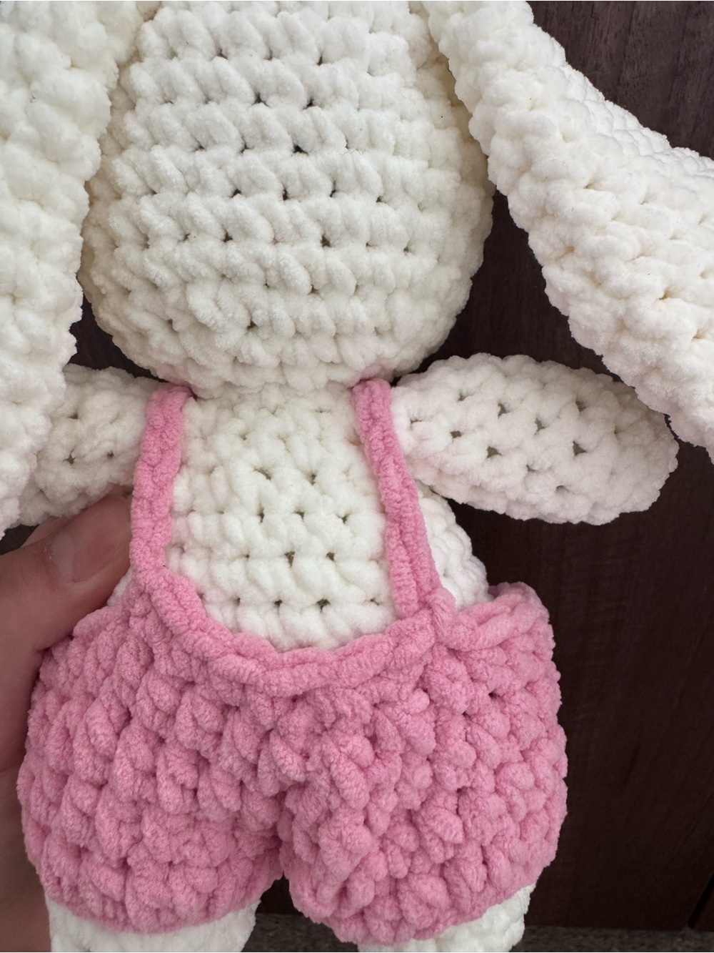 Super Cute ‘Hazel’ The Bunny Crochet, Handmade Crochet Decor Gift - Picture 7 of 7